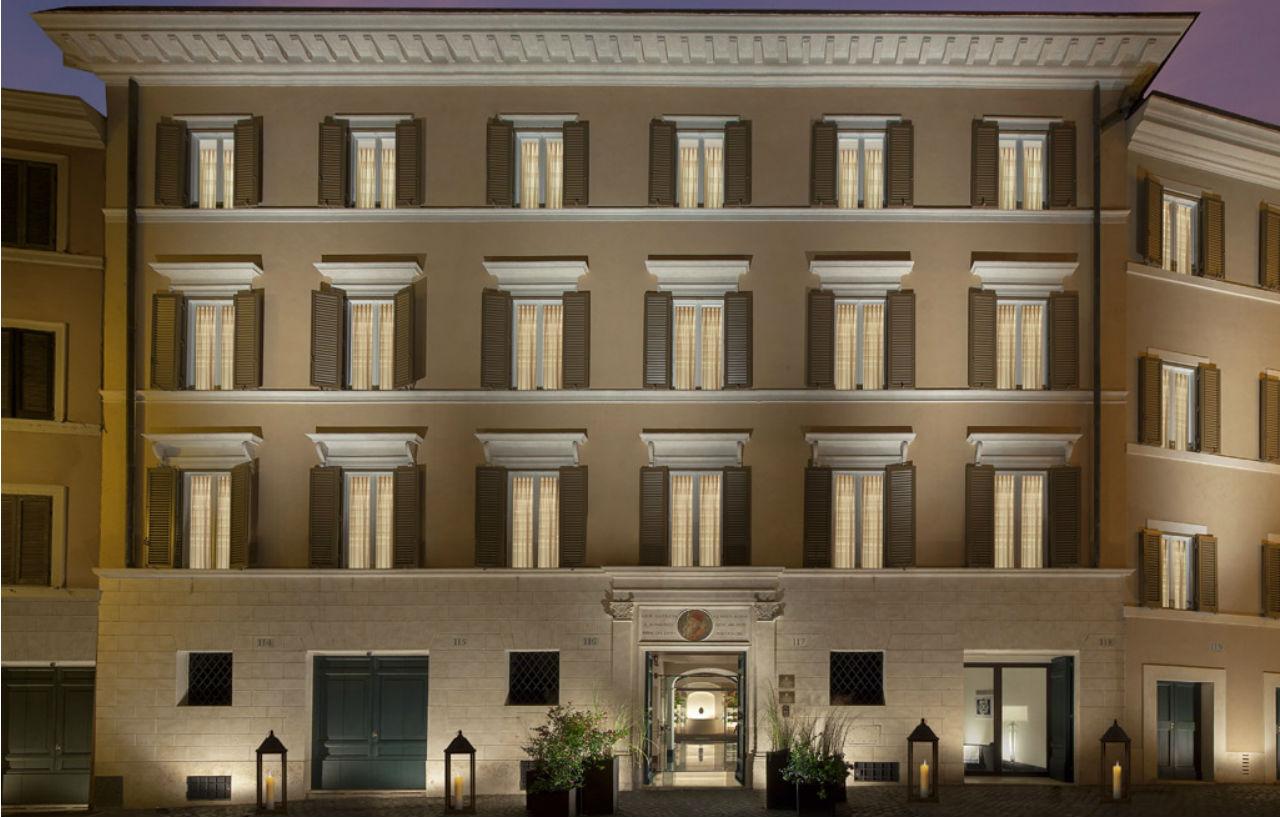 Palazzo Scanderbeg Rome Bagian luar foto